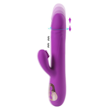 Women's Clitoral Massager / Purple Female Rabbit Vibrator / Silicone Sex Toys For Masturbation - EVE's SECRETS